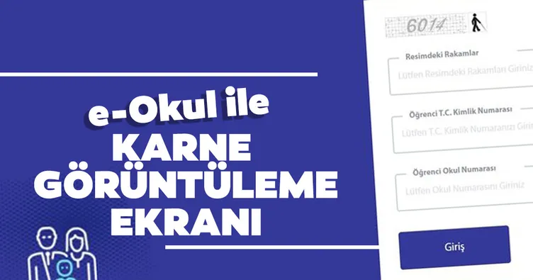 MEB e Okul ile 1. dönem karne görüntüleme nasıl ve nereden yapılır? e Okul VBS Veli Bilgilendirme Sistemi öğrenci ve veli giriş ekranı!
