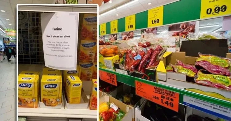 Avrupa’da gıda krizi: Belçika’da raflar boşaldı!