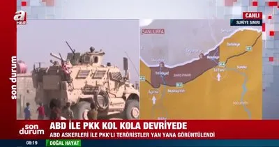 ABD askerleri ile PKK’lı teröristler yan yana görüntülendi | Video