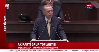 Başkan Erdoğan’dan AK Parti Grup Toplantısında önemli açıklamalar! Dakikalarca ayakta açıklandı | Video