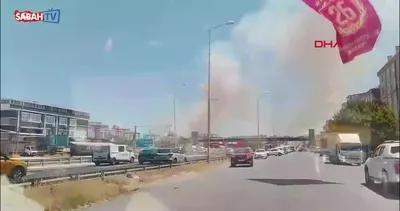 Silivri’de otluk alanda yangın