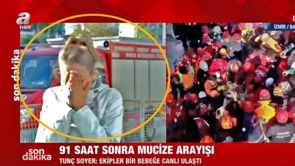 İzmir'de enkazda mucize! İzmir'de 91 saat sonra bir Ayda bebeğe sağ olarak ulaşıldı... Gözyaşları sel oldu...  | Video