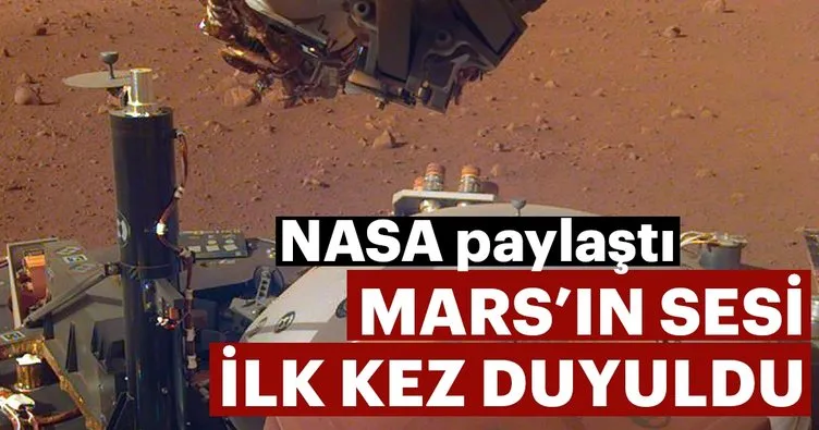 Mars’ın sesi ilk kez duyuldu
