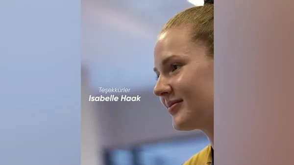 Vakıfbank'tan Isabelle Haak'a veda mesajı | Video