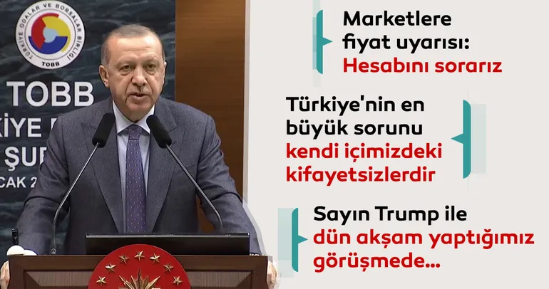 Başkan Erdoğan’dan önemli açıklamalar