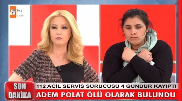 son dakika muge anli canli yayinda duyurdu kayip adem polat olu bulundu son dakika haberler