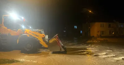 Edirne Uzunköprü’de dereler taştı, yollar ulaşıma kapandı! İşte o görüntüler