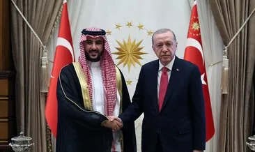 Başkan Erdoğan, Suudi Arabistan Savunma Bakanı Selman’ı kabul etti