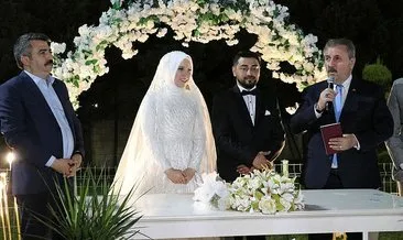 BBP Genel Başkanı Mustafa Destici nikah şahidi oldu