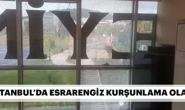 İstanbul’da esrarengiz kurşunlama olayı