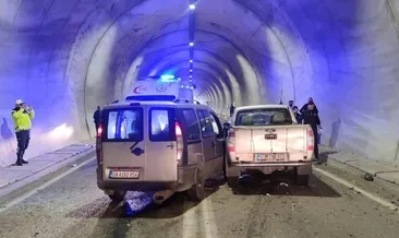 Tünelde kaza: 7 Yaralı