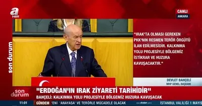 Devlet Bahçeli: PKK Irak’tan sökülüp atılacak: Başkan Erdoğan’ın ziyareti önemli | Video