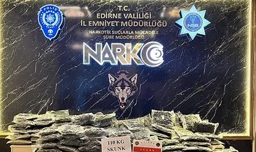 Polisten uyuşturucu kaçakçılarına ağır darbe: Değeri tam 30 milyon TL! #edirne