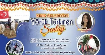 Yörük Türkmen Şenliği’ne geri sayım #izmir