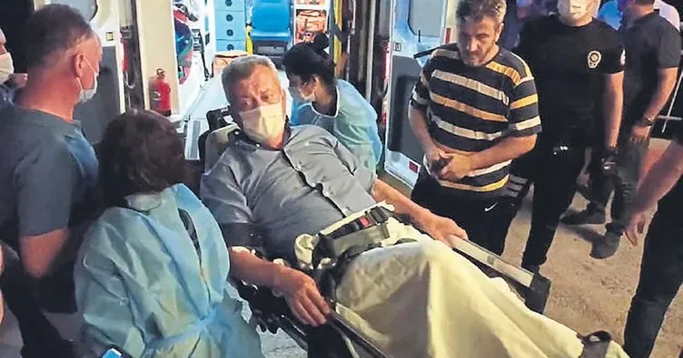 Başkanı vuran zanlı aranıyor