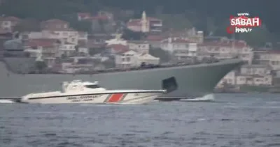 Rus savaş gemileri peş peşe Çanakkale Boğazı’ndan geçti | Video
