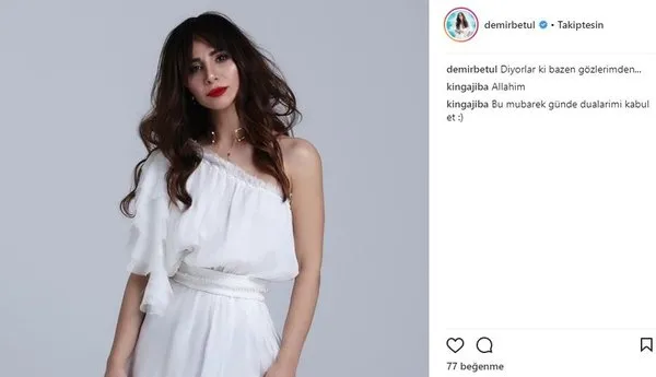 Ünlü isimlerin Instagram paylaşımları (30.03.2018) (Almeda Abazi)