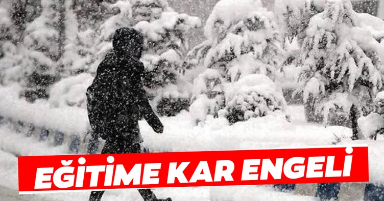 Eğitime kar engeli