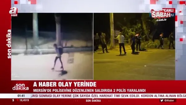 SON DAKİKA | Mersin'de polisevine teröristlerden kalleş saldırı: 2 polis yaralandı | Video