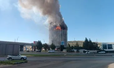 Gaziantep’te 17 katlı otelde çıkan yangın kontrol altına alındı