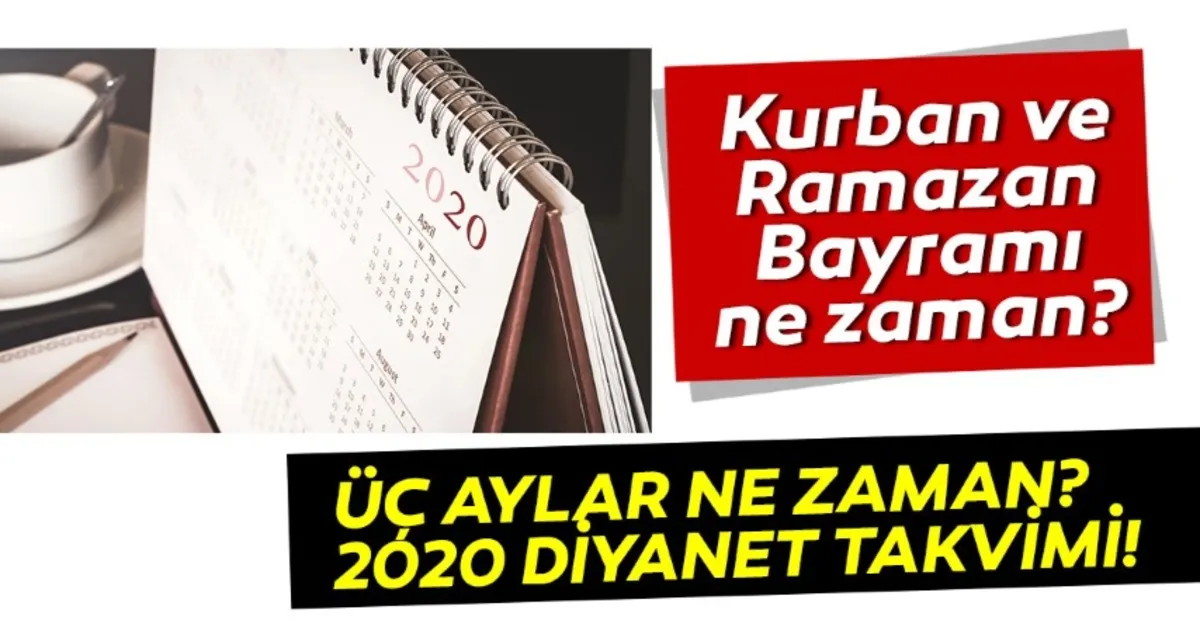 2020 diyanet takvimi