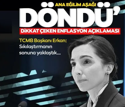 SON DAKİKA: Merkez Bankası Başkanı Gaye Erkan’dan enflasyon ve büyüme açıklaması