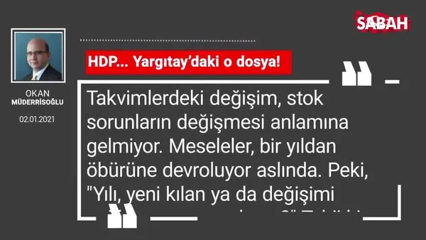 Okan Müderrisoğlu | HDP... Yargıtay’daki o dosya!