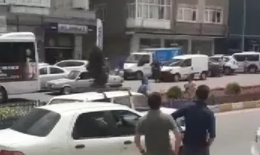 Nevşehir’de polise bıçaklı saldırı! O anlar kamerada #nevsehir