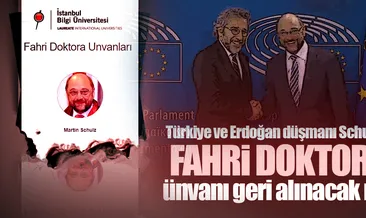 Schulz’un fahri doktorası geri alınacak mı?