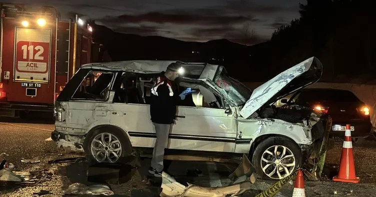 Karabük’te feci kaza: 2 ölü, 7 yaralı