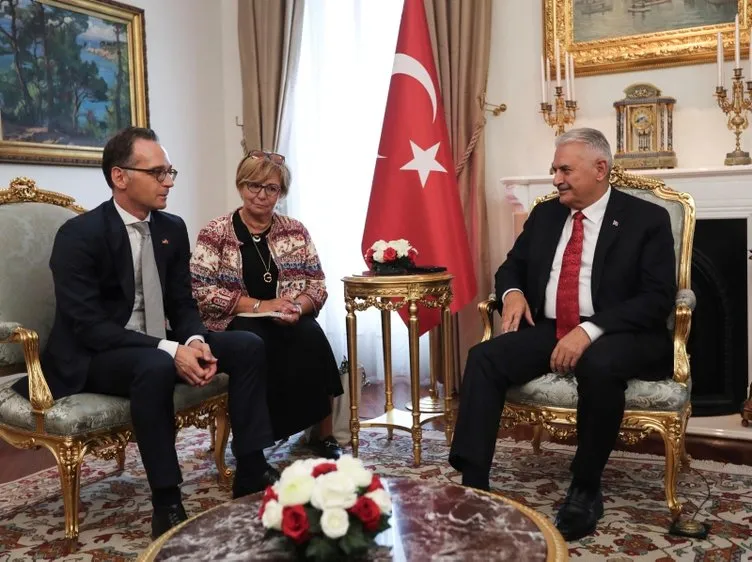 Başkanı Erdoğan, Almanya Dışişleri Bakanı Heiko Maas'ı kabul etti