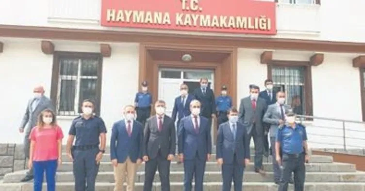 Vali Vasip Şahin Haymana’yı gezdi