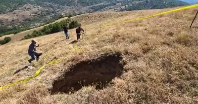 Tunceli’nin Pülümür ilçesinde Obruk benzeri oluşum! AFAD’dan açıklama #tunceli