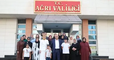 Ağrılı anneler ilk kez İshak Paşa Sarayı'nı görmenin heyecanını yaşadı #agri