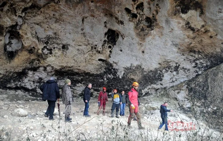 Gönüllüler, Istranca Ormanları’nda mağaraları keşfediyor