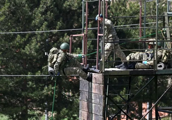 Kayseri Komando Tugayı personelleri operasyonlara işte böyle hazırlanıyor