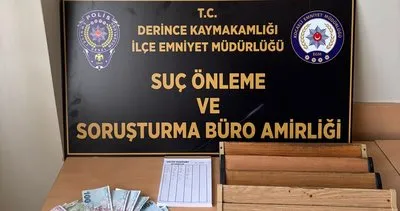 Kumar oynarken suçüstü yakalandılar #kocaeli