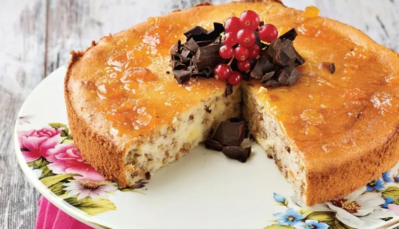 Cevizli ve Labneli Kek