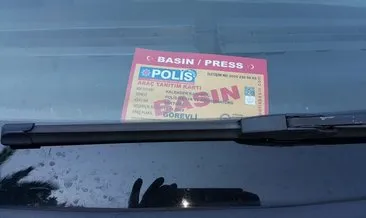 Samsun’da aracında 4 farklı sahte basın kartı olan sürücü gözaltına alındı