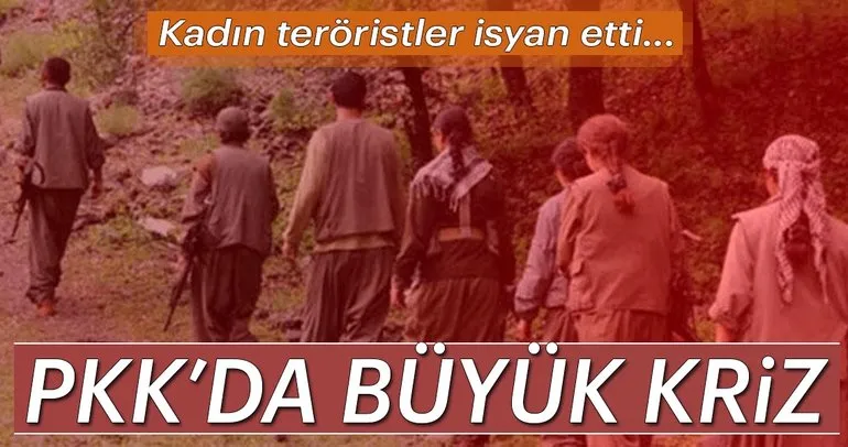 PKK’da büyük kriz!