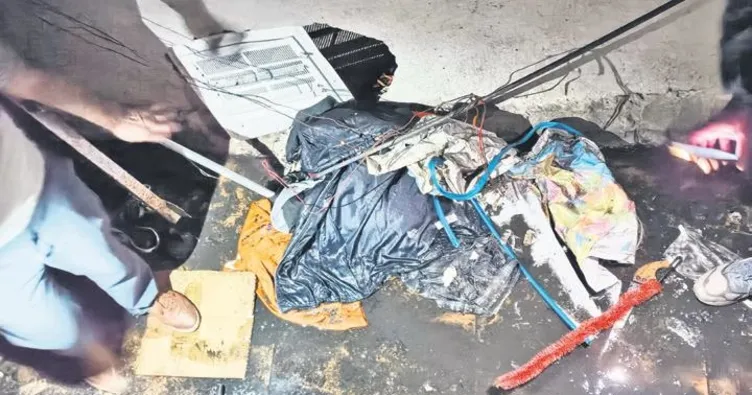 Önce tehdit etti sonra evi yaktı