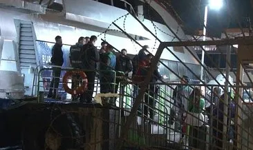 Eminönü-Mudanya feribotunda asılsız bomba ihbarı #bursa