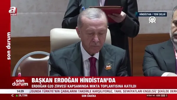 Başkan Erdoğan'dan G20 Liderler Zirvesi'nde önemli açıklamalar | Video
