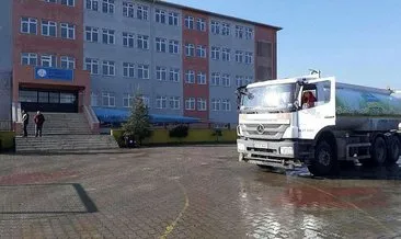 Süleymanpaşa Belediyesi okulları temizledi