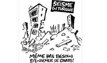 Charlie Hebdo şaşırtmadı depremde bile kin kustular