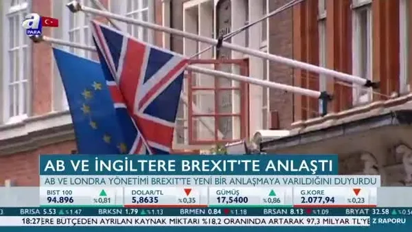 AB ve İngiltere Brexit'te anlaştı