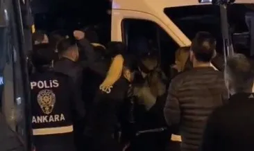 Ankara’da izinsiz gösteri yapan 30 kişi gözaltına alındı #ankara