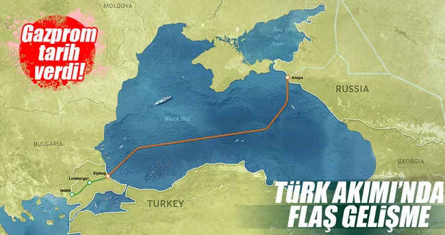 Gazprom’dan flaş Türk Akımı açıklaması!