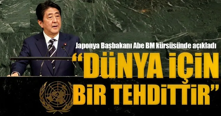 Abe’den dünyaya, Kuzey Kore’ye baskı çağrısı