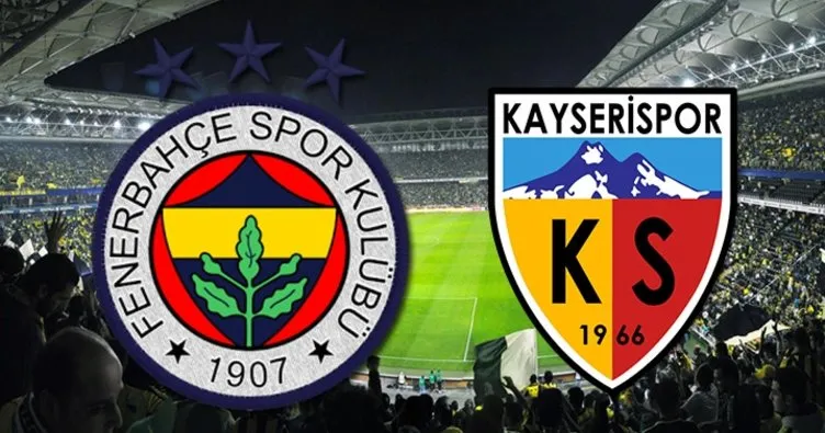 Fenerbahçe Kayserispor maçı ne zaman saat kaçta hangi kanalda?